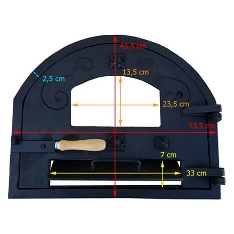 OFFRE : LOT DE FOURS A BOIS 90cm - 1128